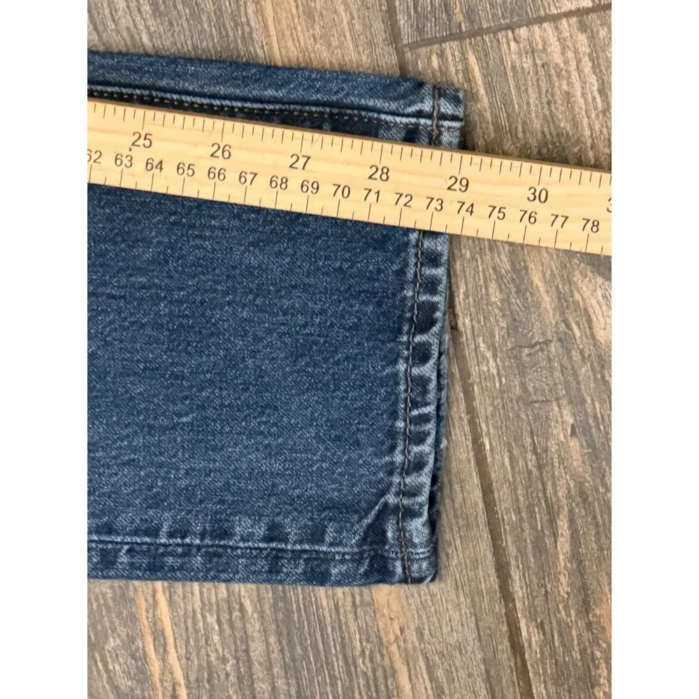 Abercrombie & Fitch Langdon Slim Stretch Distressed Blue Jeans Mens 30x32 Grunge